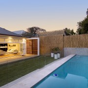 Images of these doors made by Dando Timber architecture, backyard, estate, facade, home, house, leisure, property, real estate, residential area, swimming pool, villa, brown