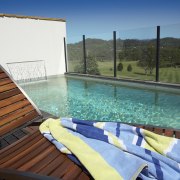 View of swimming pool by Ballina Pool Shop daylighting, estate, house, leisure, property, real estate, swimming pool, vacation, villa, water, teal