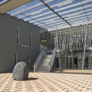 Image of paving completed by P and M architecture, daylighting, floor, property, real estate, roof, structure, orange