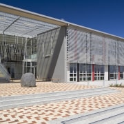 Images of the te Whanua o Tupuranga school architecture, building, corporate headquarters, daylighting, facade, house, real estate, structure, window, gray
