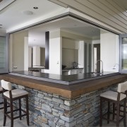 Image of Rylock windows and doors installed high-end house, interior design, patio, real estate, window, gray