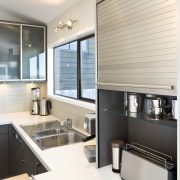 Image of work done  by W Mattson countertop, interior design, kitchen, white