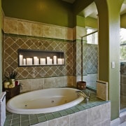 View of a bathroom which feature the Illuminations bathroom, estate, home, interior design, property, real estate, room, brown, gray