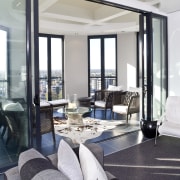 View of the large living area which is ceiling, interior design, living room, real estate, window, white