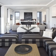View of the large living area which is interior design, living room, property, real estate, room, suite, white