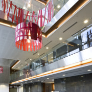 Interior view of the main commerical building at architecture, building, gray