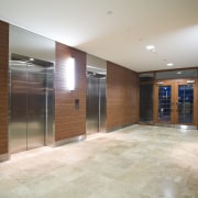 Interior view of the Quest Hotel at Carlaw apartment, ceiling, floor, flooring, interior design, lobby, real estate, gray