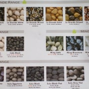 view of pebbles for concrete flooring available from food, produce, superfood, gray