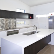 View of kitchen of a DRH show home cabinetry, countertop, interior design, kitchen, product design, real estate, room, white