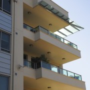 Exterior view of the Lindfield Apartments which were apartment, architecture, balcony, building, condominium, daylighting, elevation, facade, house, property, real estate, residential area, sky