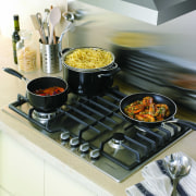 View of kitchen which features Westinghouse appliances including buffet, cookware and bakeware, cuisine, dish, food, kitchen appliance, meal, white