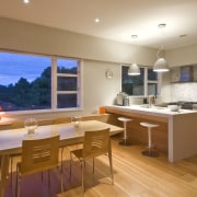 View of a kitchen designed by Pauline Stockwell countertop, interior design, kitchen, real estate, room, brown, orange