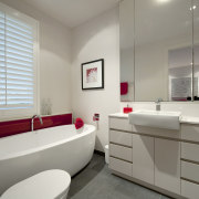 interior bathroom view of a home of the bathroom, home, interior design, property, real estate, room, window, gray