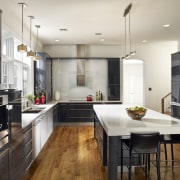 View of a kitchen which features kitchen cabinetry cabinetry, countertop, cuisine classique, interior design, kitchen, real estate, room, white