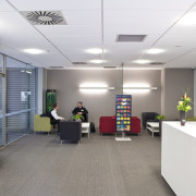 interior view of willis bond &amp; co development ceiling, floor, interior design, office, white, gray