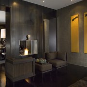 lounge view of a remodel of a Victorian ceiling, floor, interior design, light fixture, lighting, living room, lobby, room, suite, wall, black