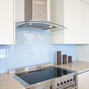 View of a kitchen which features Smeg appliances countertop, floor, home appliance, interior design, kitchen, kitchen appliance, kitchen stove, major appliance, product, product design, room, tile, white