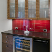 View of the kitchen pantry area which features cabinetry, countertop, furniture, interior design, kitchen, gray