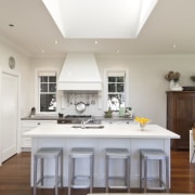 View of the extension to this 1930s home ceiling, countertop, cuisine classique, interior design, kitchen, real estate, room, gray