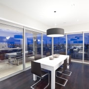 View of the main living area of this apartment, ceiling, interior design, real estate, white