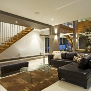 view of the living area of this home ceiling, interior design, living room, property, real estate, room, orange, brown