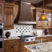 A view of a kitchen by Bruce Kading cabinetry, countertop, cuisine classique, hardwood, interior design, kitchen, room, wood, wood flooring, wood stain, brown