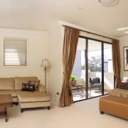 interior Bedroom view of the Augusta home. Built bedroom, ceiling, estate, floor, home, interior design, living room, property, real estate, room, window, orange, brown