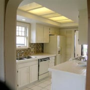 View of the kitchen before renovation. - View cabinetry, countertop, home, interior design, kitchen, property, real estate, room, brown, gray