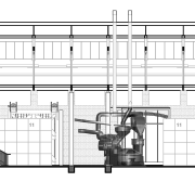 View of the new Mojo Coffee Holdings headquarters architecture, area, black and white, design, drawing, elevation, facade, home, line, line art, product, product design, shed, structure, white