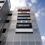 Chapman Engineering strengthened the existing Riccarton mall for architecture, building, commercial building, condominium, corporate headquarters, daylighting, daytime, facade, headquarters, metropolitan area, sky, gray