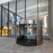 Architectural Glass Projects worked with the architect and door, glass, gray