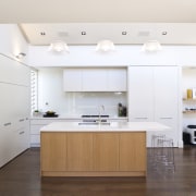 A kitchen interior designed by Anna Welsh MDINZ, cabinetry, countertop, cuisine classique, floor, interior design, kitchen, product design, room, white