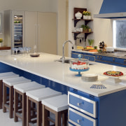 View of kitchen designed by Bon Marche Interiors cabinetry, countertop, cuisine classique, interior design, kitchen, room, gray