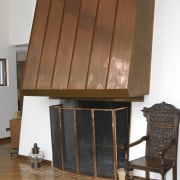 Unique fireplace &amp; furniture - Unique fireplace & floor, furniture, hardwood, interior design, table, wall, wood, wood stain, brown