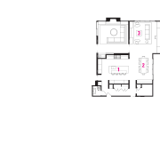 Contemporary kitchen by Architect Stuart Cohen - Contemporary area, design, diagram, floor plan, font, line, product, product design, text, white, white