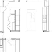 Contemporary kitchen by Architect Stuart Cohen - Contemporary angle, architecture, area, black and white, design, diagram, drawing, elevation, floor plan, font, line, plan, product, product design, structure, technical drawing, text, white