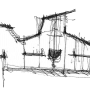 Cross Section Sketch  an Floor plans - artwork, black and white, drawing, line, line art, product design, sailing ship, sketch, structure, white