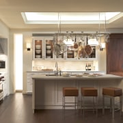 View of SieMatics BeauxArts kitchen collection. - View cabinetry, ceiling, countertop, cuisine classique, interior design, kitchen, room, brown