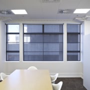 Interior view of the BNZ office within the ceiling, daylighting, interior design, office, window, gray