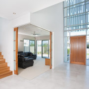 View of stairway leading to the upper level house, interior design, property, real estate, white