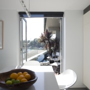 Close up of kitchen - Close up of home, interior design, real estate, room, window, gray