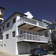 Exterior of this apartment - Exterior of this apartment, architecture, building, condominium, elevation, estate, facade, home, house, neighbourhood, property, real estate, residential area, sky, villa, window, blue, gray