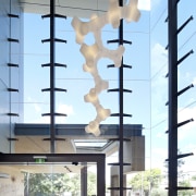 QLD Department of Justice and Attorney - QLD glass, white