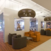 Standard Chartered Bank, Changi Business Park, Singapore ceiling, interior design, lobby, white, brown