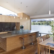 View of kitchen designed by 2 Architecture Studio architecture, countertop, hardwood, house, interior design, kitchen, real estate, gray