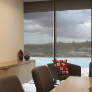 View of the office blinds by KWA Blinds interior design, room, window, gray, brown