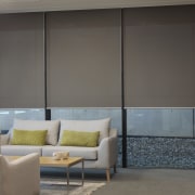 View of the office blinds by KWA Blinds architecture, curtain, door, furniture, glass, interior design, shade, sliding door, wall, wardrobe, window, window blind, window covering, window treatment, gray, black