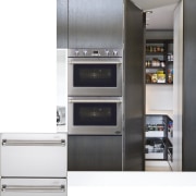 View of a kitchen which features Fisher &amp; home appliance, kitchen, kitchen appliance, kitchen stove, major appliance, oven, white