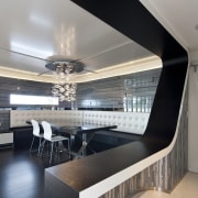 Dining room - Dining room - architecture | architecture, ceiling, house, interior design, product design, gray, black