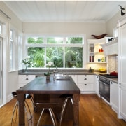 View of a kitchen designed by Nicola Cumming cabinetry, ceiling, countertop, cuisine classique, home, house, interior design, kitchen, real estate, room, window, gray